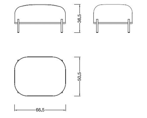 Пуф ESF SOFA 06-0T Grey